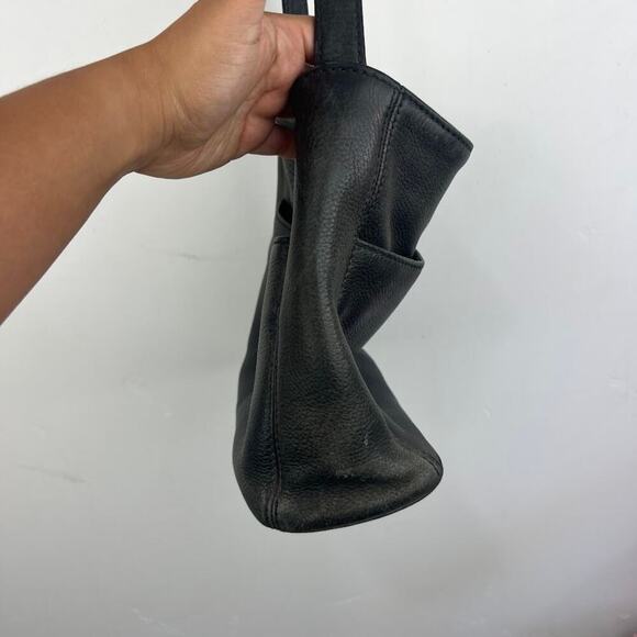 Vintage Coach Pebbled Leather 4920 hobo over the shoulder bag 3 sections - Picture 4 of 15